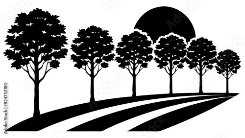 Serene Minimalist Landscapes: Perfect for Tranquil Settings