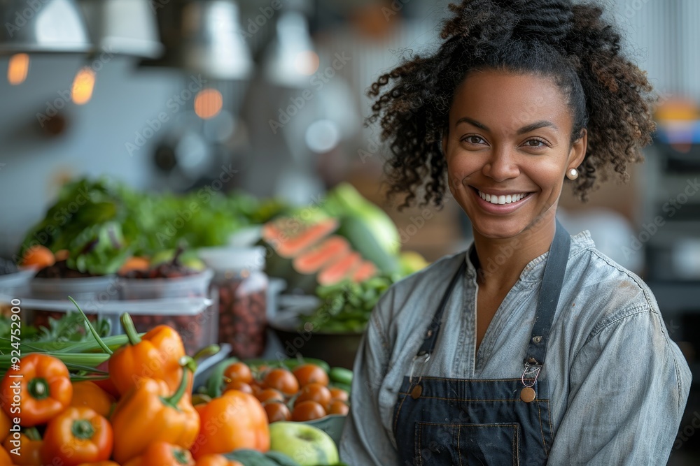 Nutritional Counseling Session with Dietitian and Client over Healthy Foods