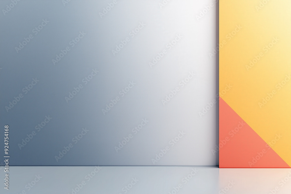 Modern Minimalist Abstract Geometric Art Composition