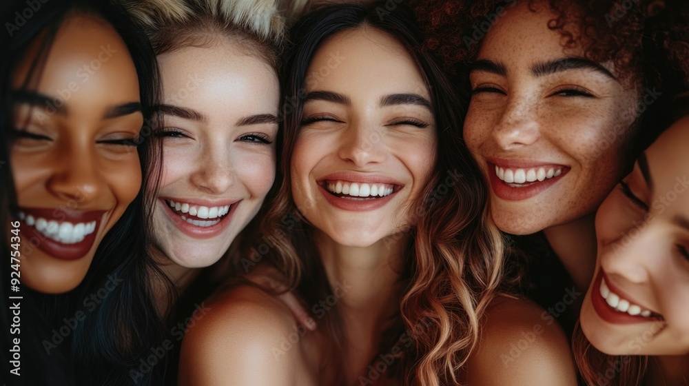 Fototapeta premium Happy Friendship Gals