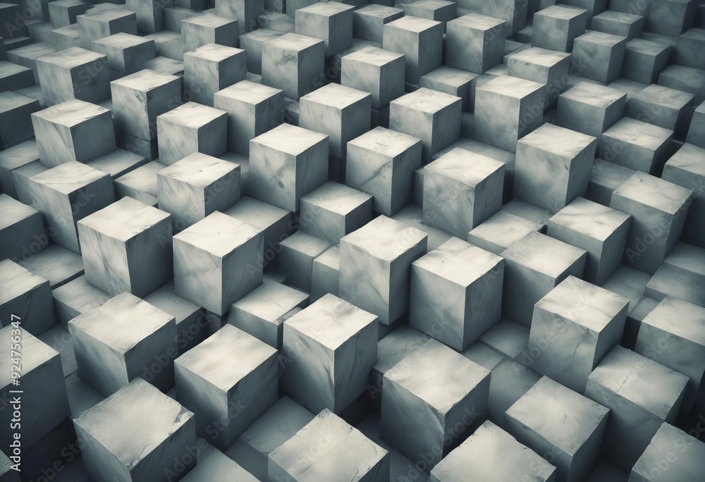 Concrete 3d cube wall as background or wallpaper. 3D rendering Concrete 3d cube wall as background or wallpaper. 3D rendering
