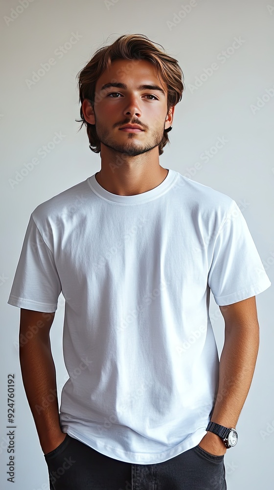 White t-shirt mockup | Mockup