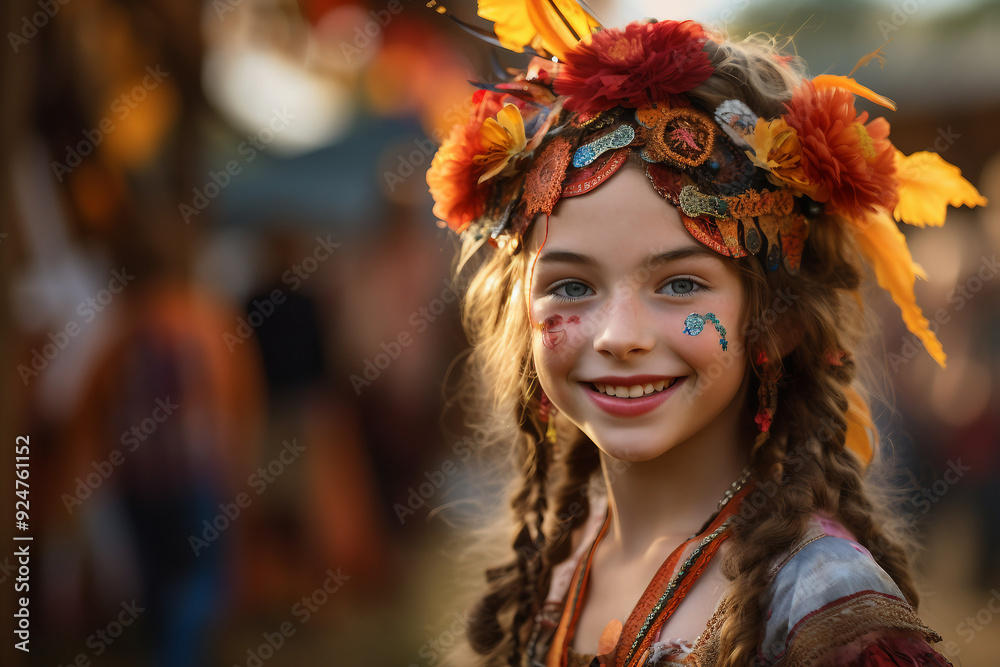 Picture of a outdoor spring season festival generative AI Picture of a outdoor spring season festival generative AI