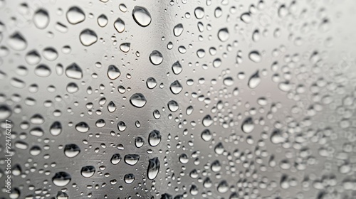 Wallpaper Mural Water Droplets on a Window Pane Torontodigital.ca