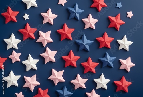 4th of July American Independence Day stars decorations