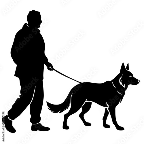 German Shepherd dog svg