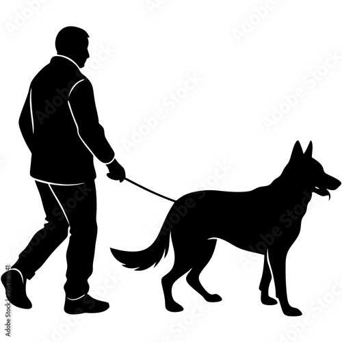 German Shepherd dog svg