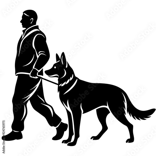 German Shepherd dog svg