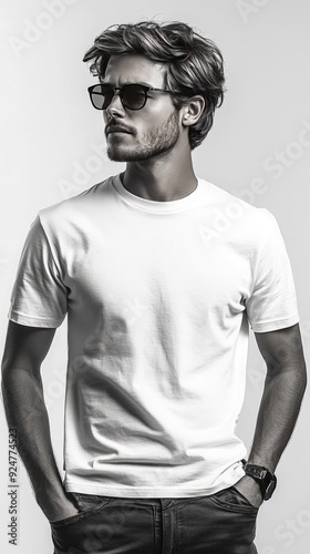 White t-shirt mockup | Mockup