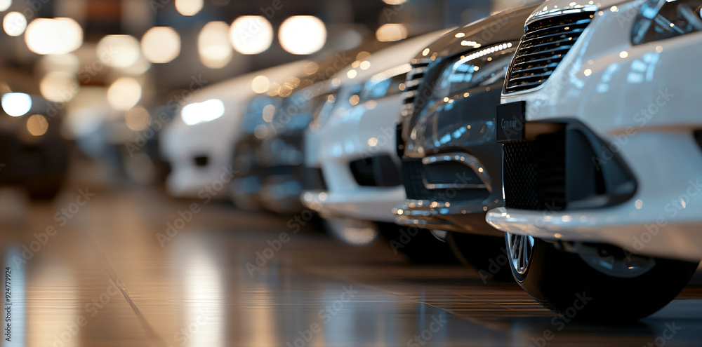 New Car Dealership Showroom.