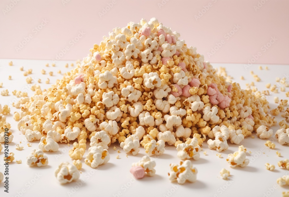 Popcorn Background. Popcorn with a white background Popcorn Background. Popcorn with a white background