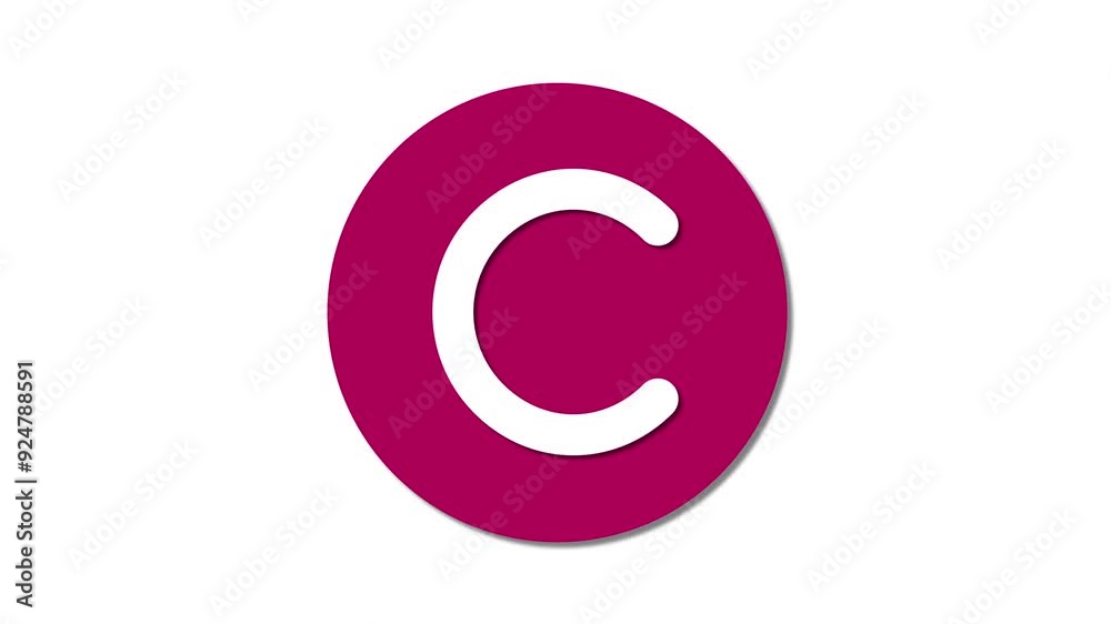 A. Letter C of alphabet. Letter C with alpha channel. A. Letter C of alphabet. Letter C with alpha channel.