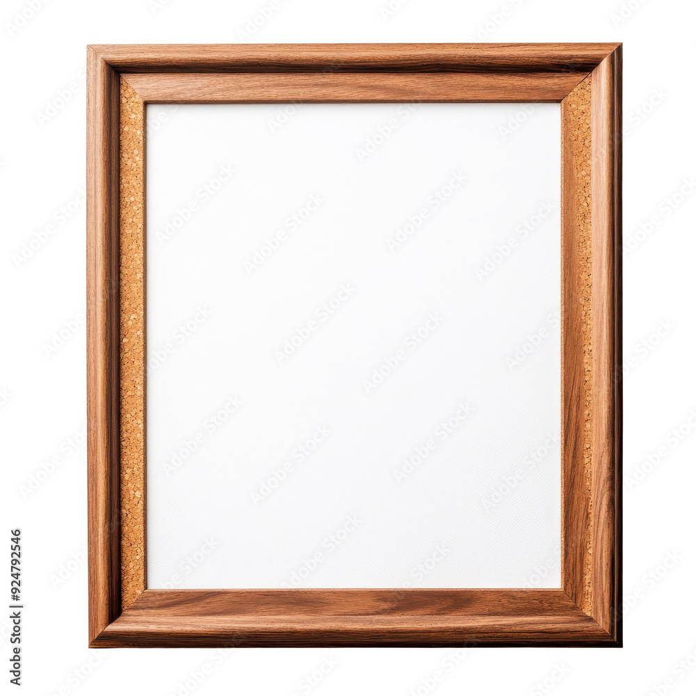 A blank wooden frame ready to showcase your cherished memories or artwork with an elegant touch. A blank wooden frame ready to showcase your cherished memories or artwork with an elegant touch.