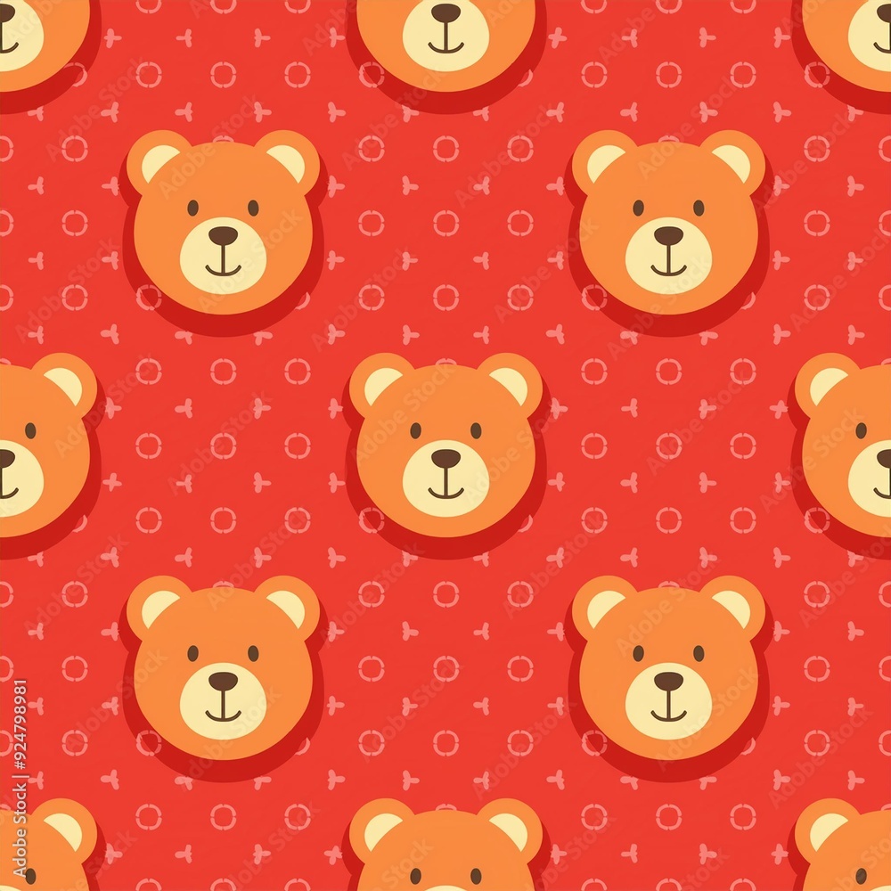 seamless pattern with bears seamless pattern with bears
