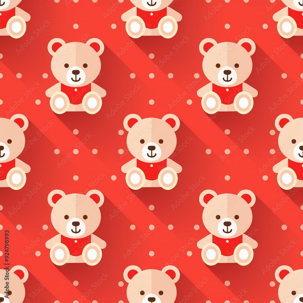seamless pattern with teddy bears seamless pattern with teddy bears