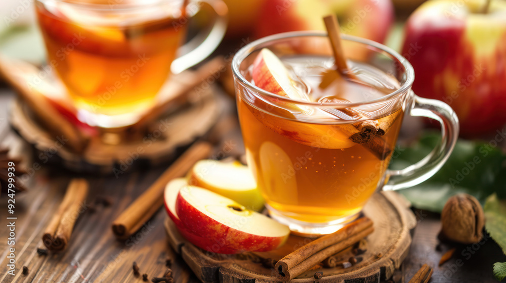 Hot Apple Cider With Cinnamon Sticks Hot Apple Cider With Cinnamon Sticks
