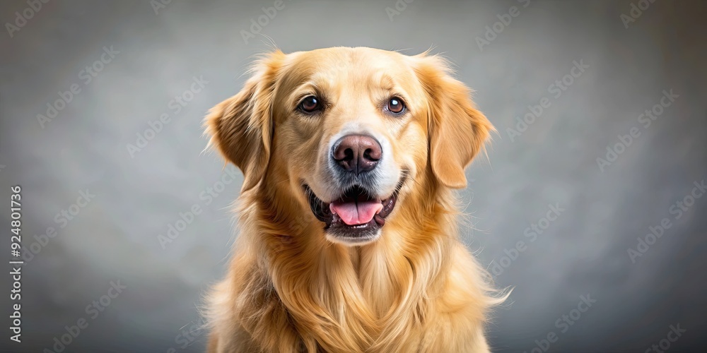 Friendly and loyal dog breed with a beautiful golden coat, dog, retriever, pet, animal, canine, breed, friendly, loyal, golden