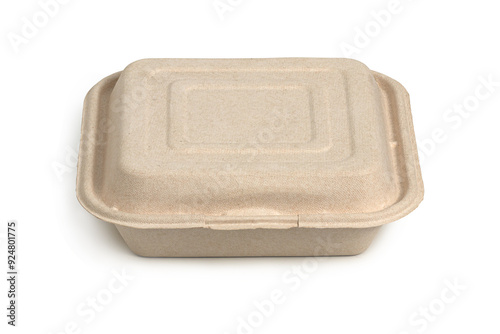 Quadro em tela Food containers made of molded pulp or similar biodegradable material