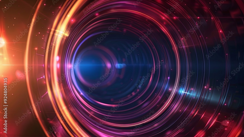Abstract circle light effect background Abstract circle light effect background