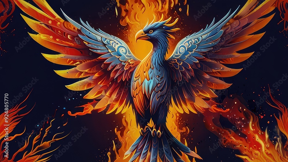 Design a captivating logo featuring a powerful phoenix Design a captivating logo featuring a powerful phoenix