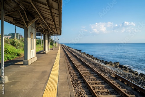 railway bridge over the sea