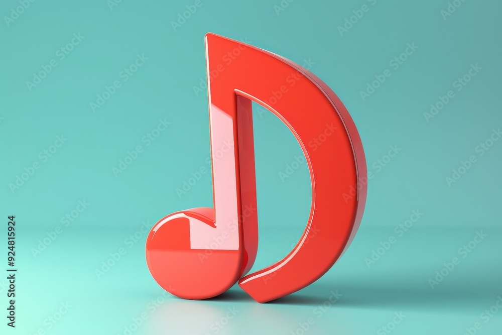 small white musical note sitting on top of wooden table, An animated 3D icon of music note symbolizes entertainment small white musical note sitting on top of wooden table, An animated 3D icon of music note symbolizes entertainment