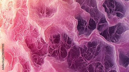 A detailed microscopic photograph of a human lung alveolus and its surrounding capillaries. The alveolus appears as a tiny, spherical sac with a thin, delicate wall, lined with a layer of squamous