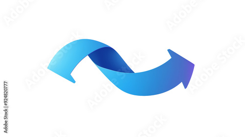 blue arrow icon