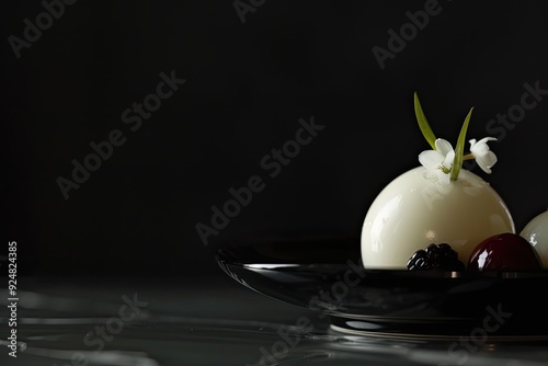 man in suit and tie with black background, sleek black background, adding touch of sophistication