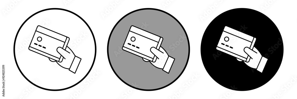 Credit card icon set. Credit card payment icon vector Credit card icon set. Credit card payment icon vector