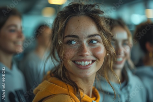 Effortless beauty and genuine happiness of individuals, focusing on their expressive faces and relaxed settings. The atmosphere is lighthearted and natural