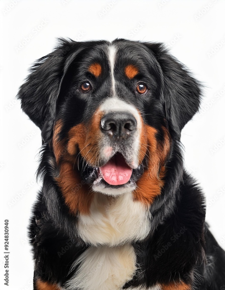 バーニーズ・マウンテン・ドッグのポートレート(Bernese Mountain Dog portrait on white background)
バーニーズ・マウンテン・ドッグのポートレート(Bernese Mountain Dog portrait on white background)