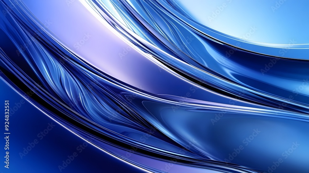 Blue Background 3D Glass Curves Gradient Minimalist Design Abstract Shapes Speed Technology High Details Quality Blue Background 3D Glass Curves Gradient Minimalist Design Abstract Shapes Speed Technology High Details Quality