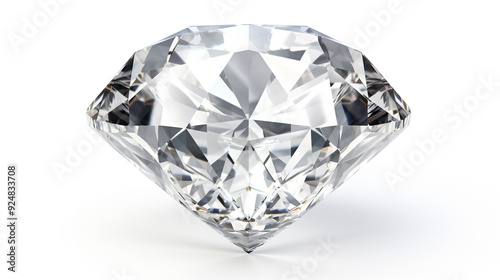 diamond on white background