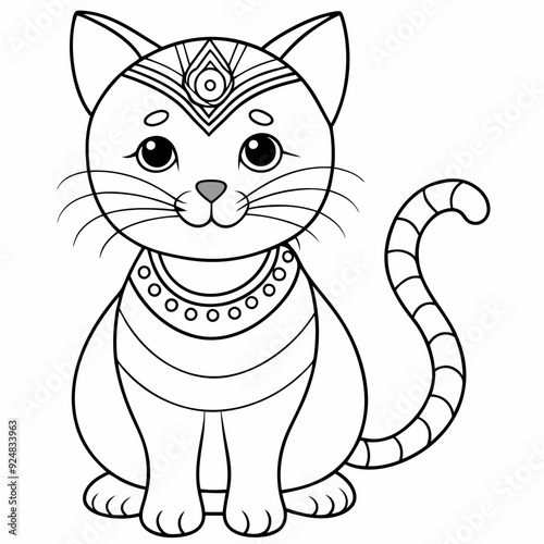 Cat mandalas Coloring page | Animals Mandala Coloring page for kids and Adults