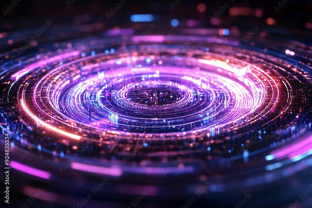 A stunning abstract image showcasing vibrant swirling patterns in purple and blue, representing technology and energy. A stunning abstract image showcasing vibrant swirling patterns in purple and blue, representing technology and energy.