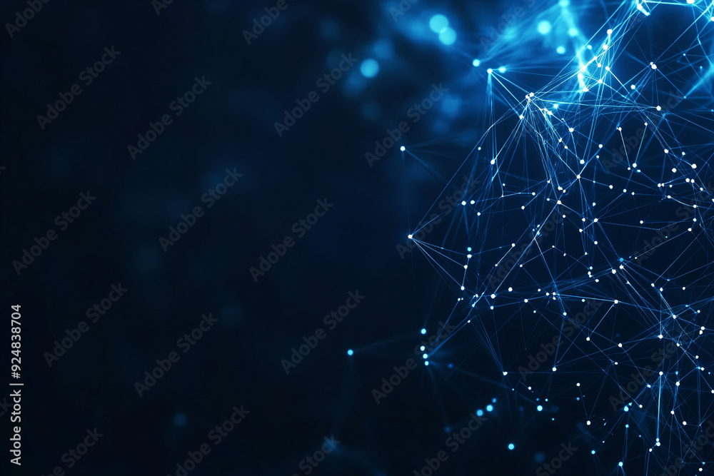 Blue Network Abstract Background. Blue Network Abstract Background.