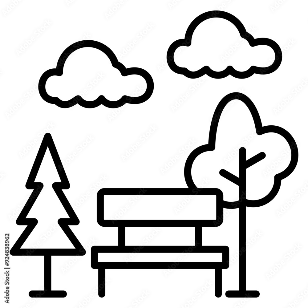 Park Icon Element For Design Park Icon Element For Design