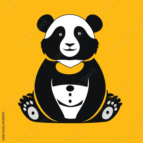 Vectorize Panda as a frame for Hanging.