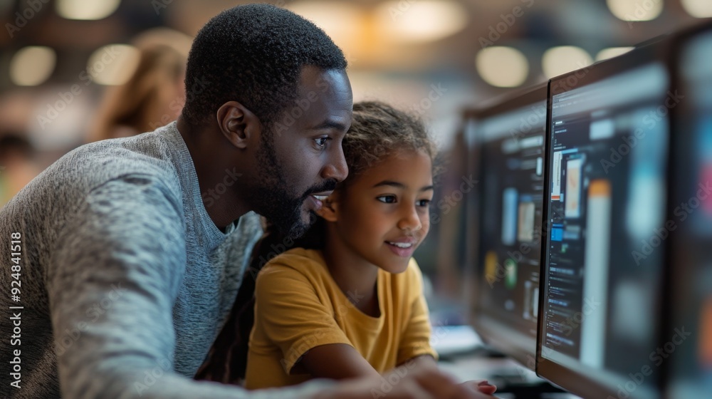 Father and Daughter Learning Father and Daughter Learning