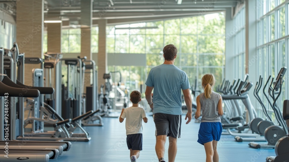 Family Working Out in Modern Family Working Out in Modern