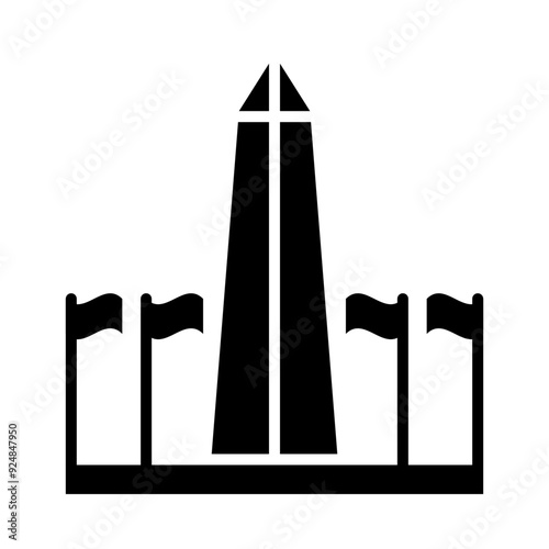 Washington Monument glyph icon