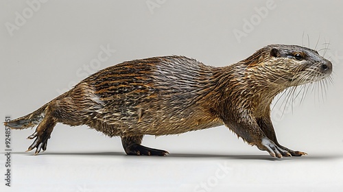 River Otter in Motion: A Portrait of Grace