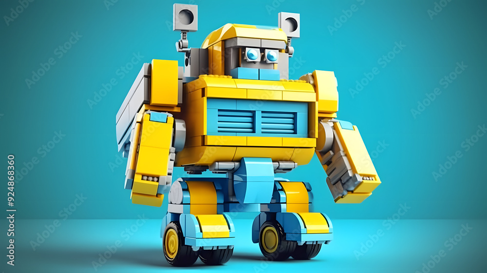 Microbus robot 3d