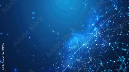 Abstract Digital Network Illustration