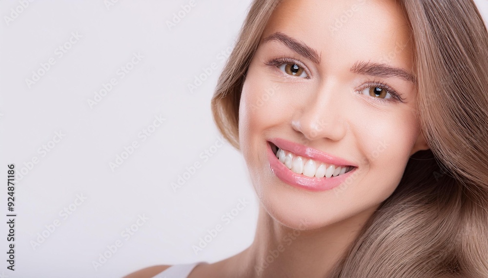 bright, radiant smile showcasing perfectly healthy, straight teeth of a young woman. Her confident, joyful expression highlights her well-maintained dental health, reflecting a vibrant and positive de bright, radiant smile showcasing perfectly healthy, straight teeth of a young woman. Her confident, joyful expression highlights her well-maintained dental health, reflecting a vibrant and positive de