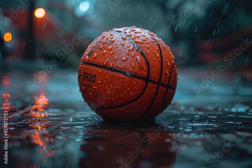 Basketball in the Rain