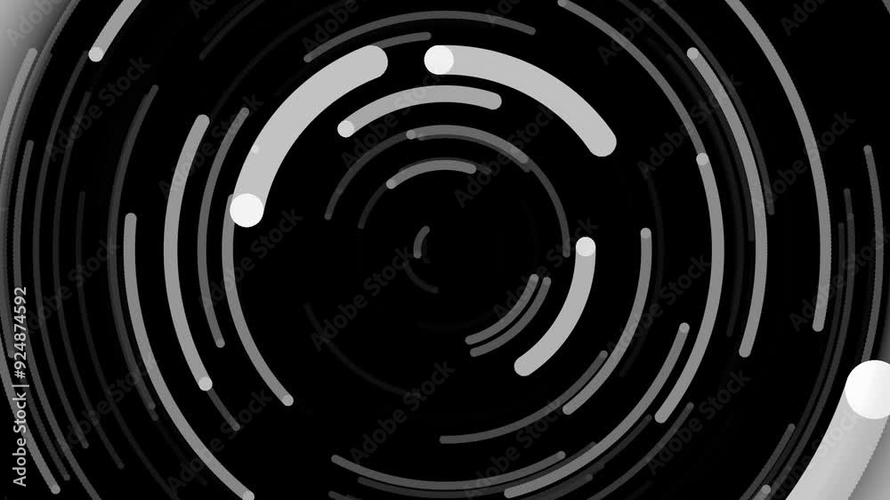 Abstract dotted spiral moving background. Abstract dotted spiral moving background.