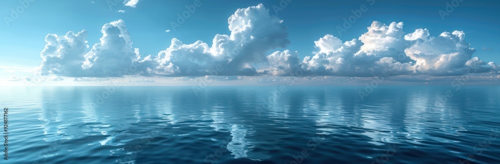 Obraz premium Peaceful Ocean Reflections