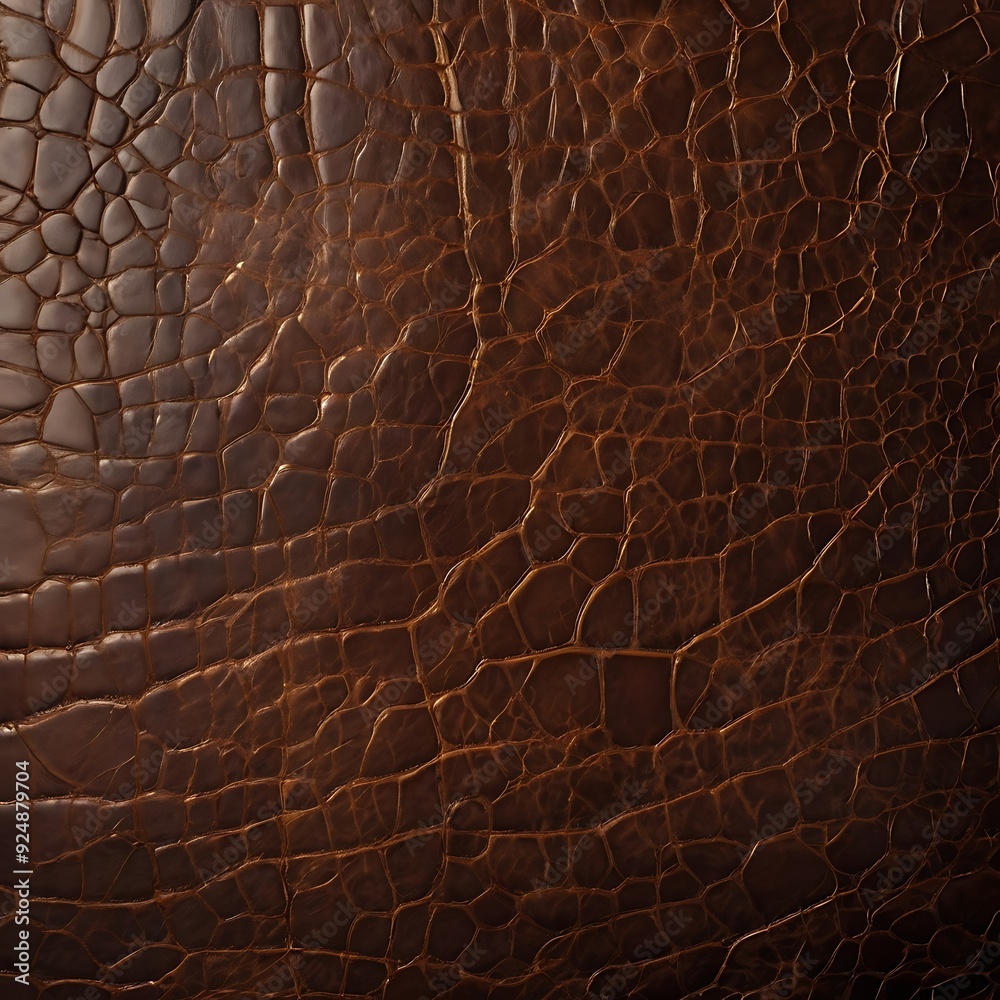 custom made wallpaper toronto digitalWorn Leather Texture: Dark Brown Tones with Fine Stitching, Glossy Finish, and Natural Wear Patterns for a Realistic Look